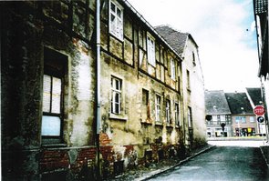 Ansicht aus der Sankt-Georg-Straße vor der Sanierung